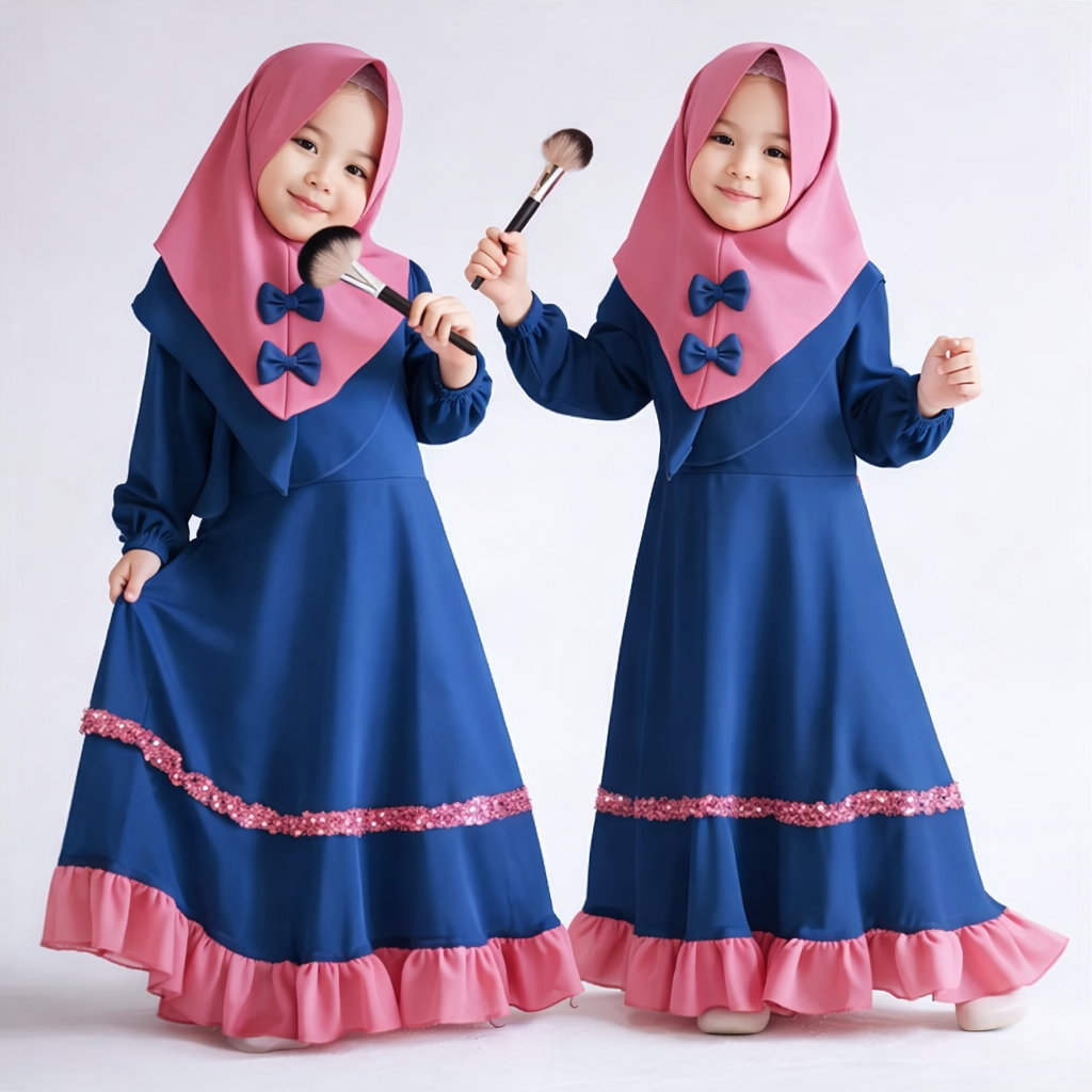 Islamic Sunnah Baby Borka Set 6-12Y
