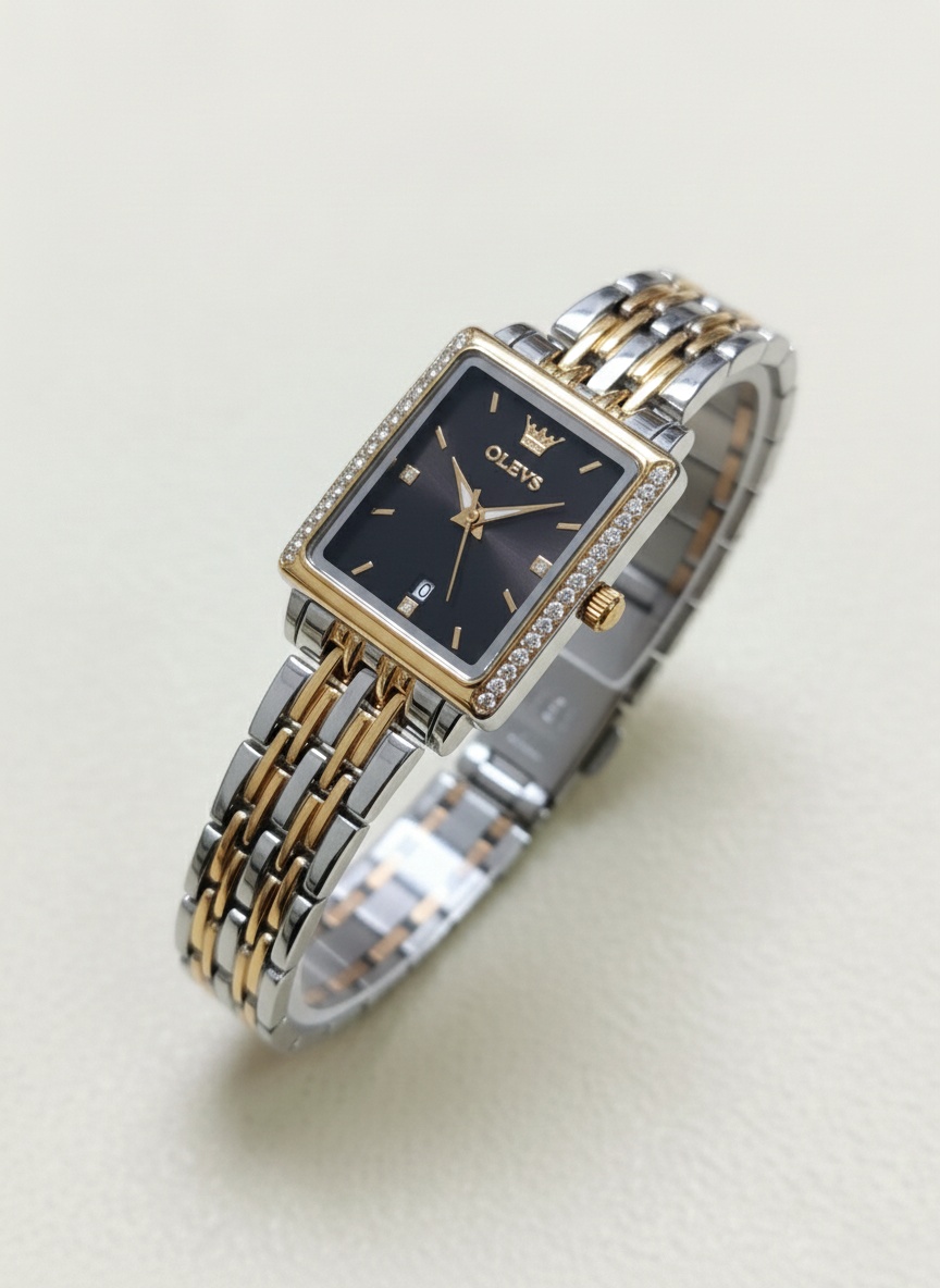 OLEVS Emerald Square Ladies Watch